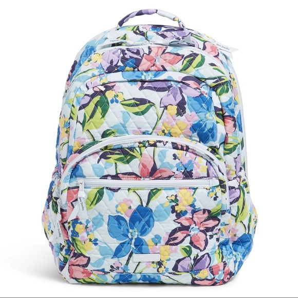 Vera Bradley Set Large Backpack, Lunch Bunch Bag and Zip ID/Lanyard 4 piece set - Picture 3 of 14